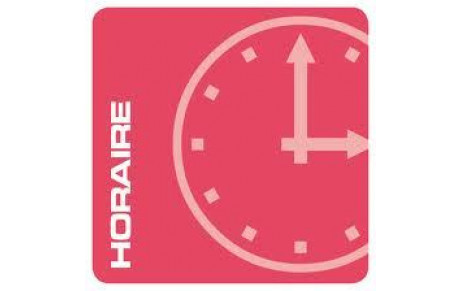 Horaire saison 2016-2017
